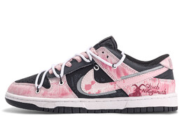 Nike: Розовые кроссовки  Dunk