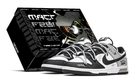 Nike: Чёрные кроссовки  Dunk