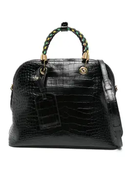 Moschino: Чёрная сумка-шоппер 