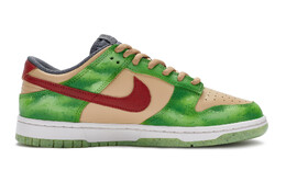 Nike: Зелёные кроссовки  Dunk