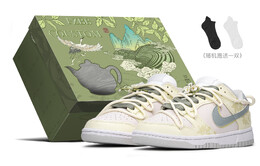 Nike: Жёлтые кроссовки  Dunk