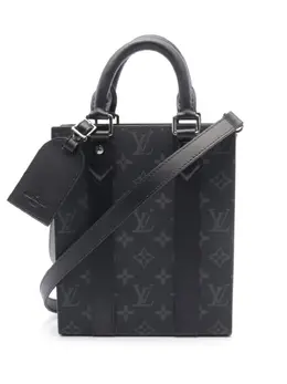 Louis Vuitton Pre-Owned: Чёрная сумка-шоппер 