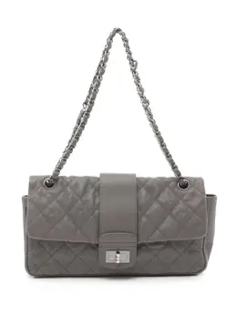 CHANEL Pre-Owned: Серебристая сумка 