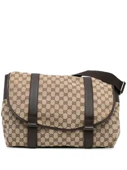 Gucci Pre-Owned: Коричневая сумка через плечо 