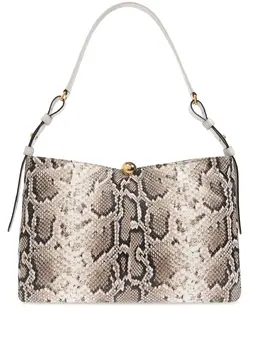 Furla: Бежевая сумка 