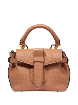 Lancel: Коричневая сумка-шоппер 
