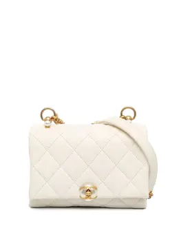 CHANEL Pre-Owned: Белая сумка через плечо 