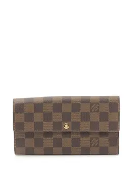 Louis Vuitton Pre-Owned: Коричневый кошелёк 