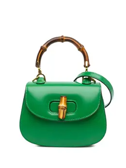 Gucci Pre-Owned: Зелёная сумка 