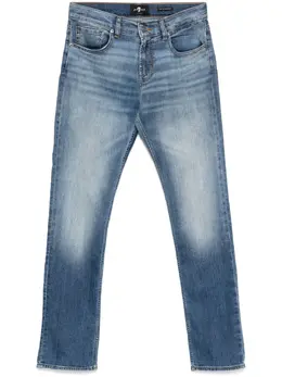 7 For All Mankind: Прямые джинсы 