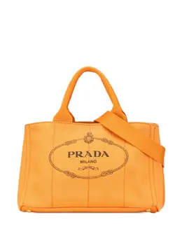 Prada Pre-Owned: Оранжевая сумка 