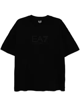 Ea7 Emporio Armani: Чёрная футболка 