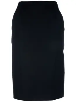 Balenciaga: Юбка из шерсти 