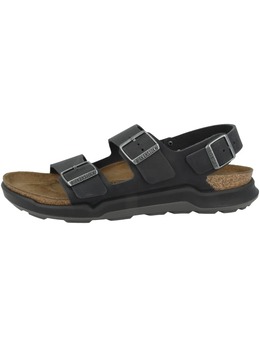 Birkenstock: Чёрные сандалии  Milano