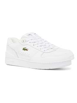 Lacoste: Белые кроссовки 