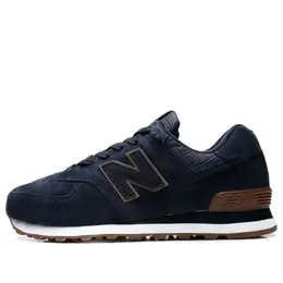 New Balance: Синие кроссовки 