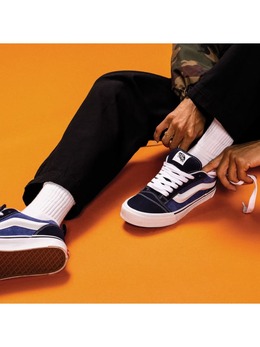 Vans: Синие кроссовки 