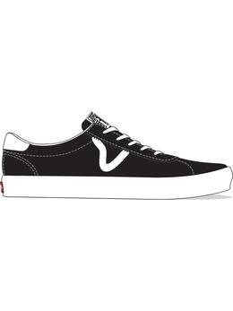 Vans: Чёрные кроссовки 