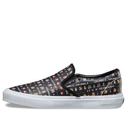 Vans: Чёрные кроссовки  Classic Slip On