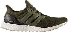 Adidas: Зелёные кроссовки  UltraBoost