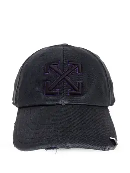 Off-White: Чёрная кепка 
