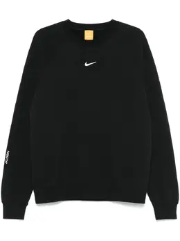 Nike: Чёрный свитшот 