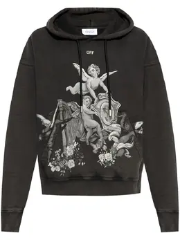 Off-White: Толстовка с принтом 
