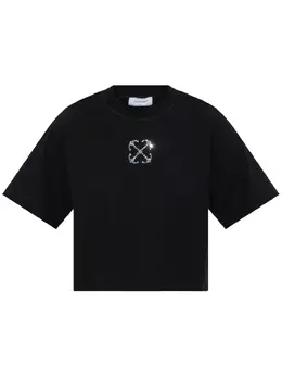 Off-White: Чёрная футболка 