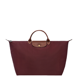 Longchamp: Бордовая сумка 