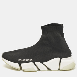 Balenciaga: Чёрные кроссовки  Speed.2