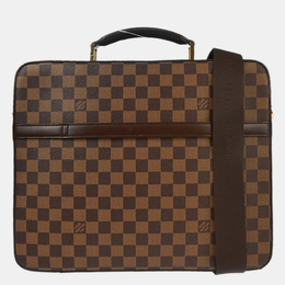 Louis Vuitton: Коричневая сумка 