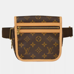 Louis Vuitton: Коричневая сумка 