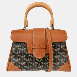 Goyard: Коричневая сумка 