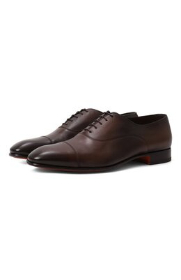 Santoni: Коричневые туфли 