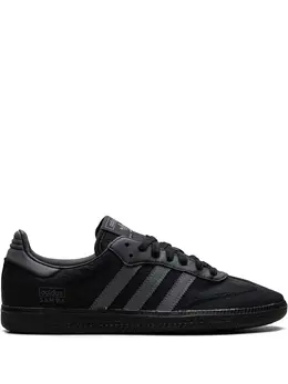 adidas: Чёрные кроссовки  Samba