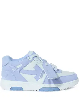 Off-White: Голубые кроссовки  Out of Office