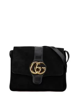 Gucci Pre-Owned: Чёрная сумка через плечо 