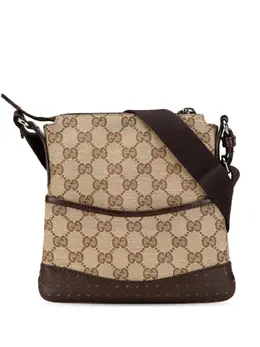 Gucci Pre-Owned: Коричневая сумка через плечо 