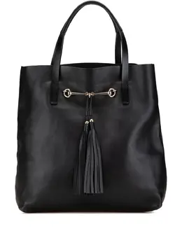 Gucci Pre-Owned: Чёрная сумка-шоппер 
