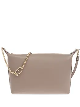 Furla: Коричневая сумка через плечо 