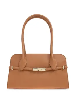Furla: Коричневая сумка-шоппер 