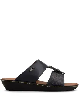 Tod's: Голубые сандалии 