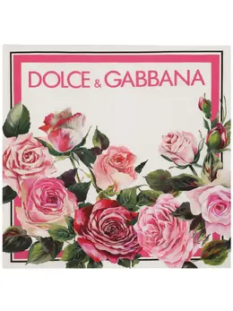 Dolce & Gabbana: Шарф с принтом 