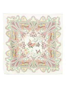 ETRO: Шарф с растительным принтом 