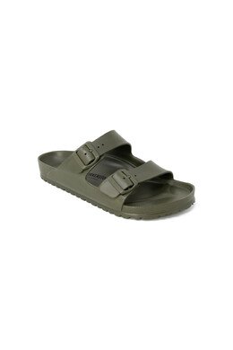 Birkenstock: Зелёные шлёпанцы 