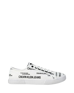 Calvin Klein Jeans: Белые кроссовки 