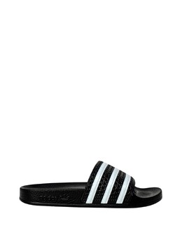 Adidas: Чёрные шлёпанцы 