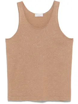 Brunello Cucinelli: Коричневый топ 