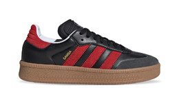Adidas: Чёрные кроссовки  Samba
