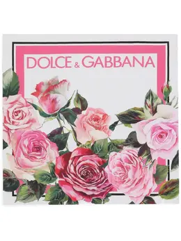 Dolce & Gabbana: Шарф с принтом 
